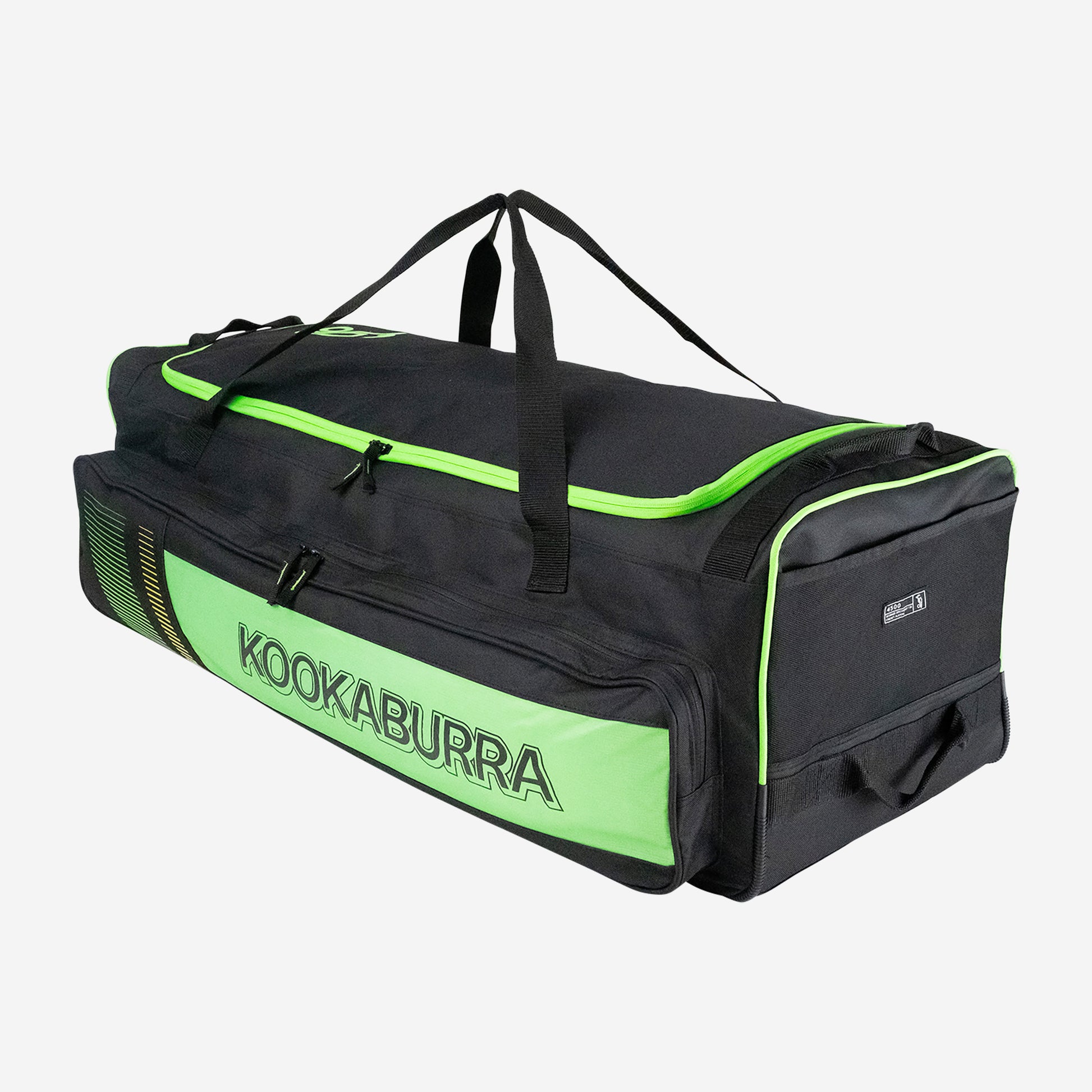 4500 Wheelie Bag - Black/Neon Green