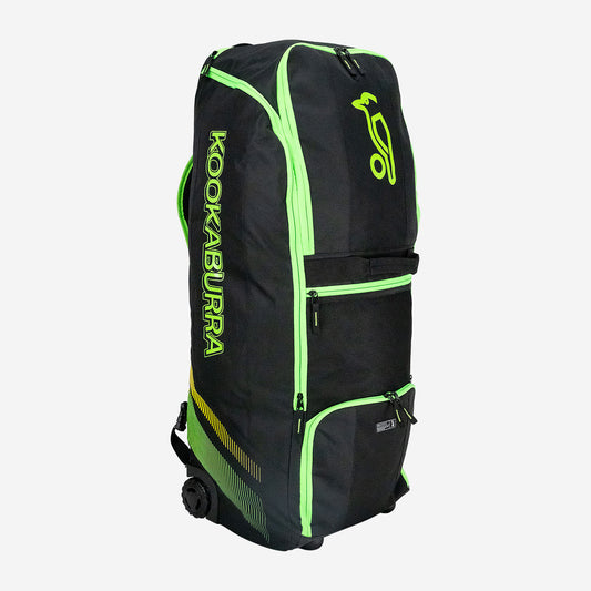 wd2000 Wheelie Duffle Bag - Black/Neon Green