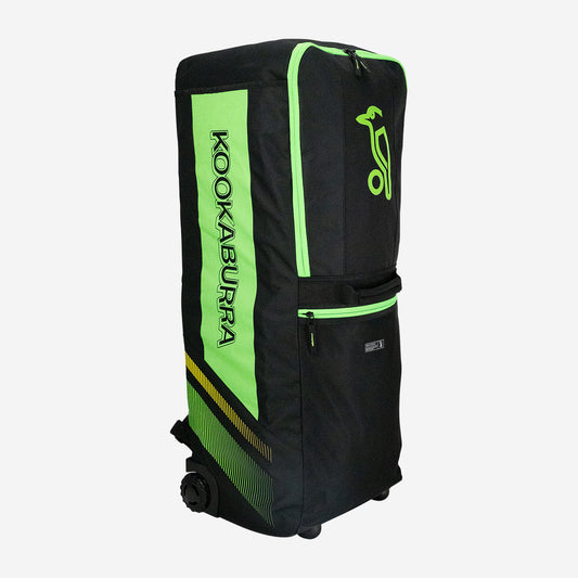 wd4000 Wheelie Duffle Bag - Black/Neon Green